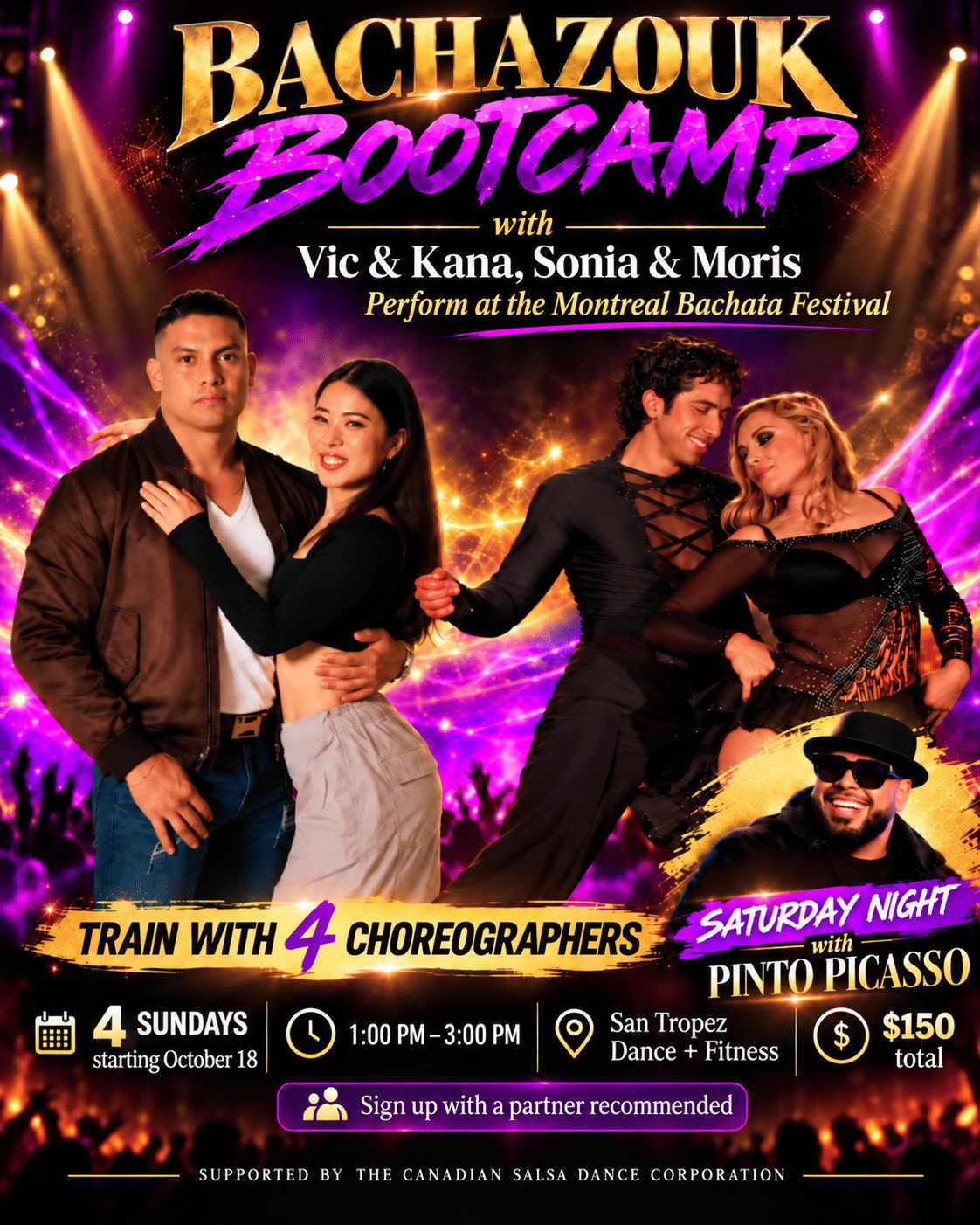 Bachazouk Performance Bootcamp with Vic, Kana, Sonia and Moris
