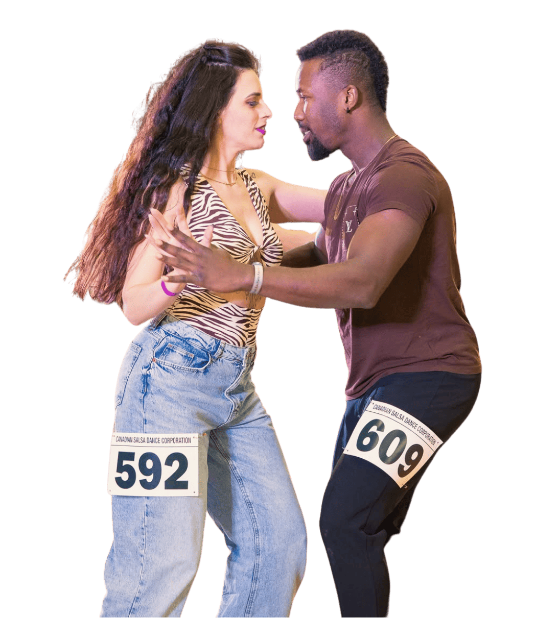 Jack and Jill competitors at Montreal Bachata Festival